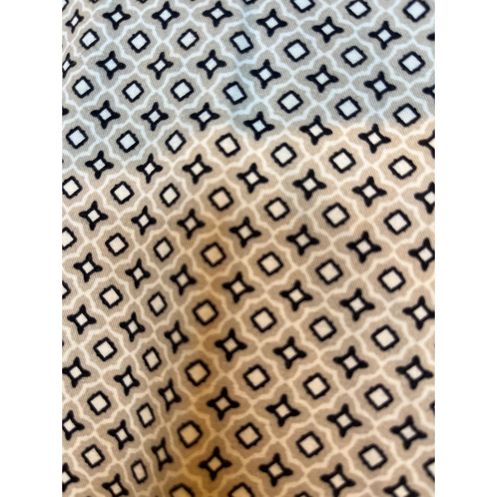 Dana Buchman Womens Tan Black Geometric Print Ankle Dress Pants Size 6 Slim‎ Leg - Picture 4 of 7